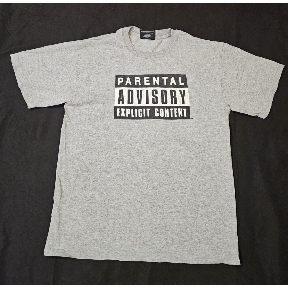 Steve & Barry's Parental Advisory Explicit Content T-Shirt Men's Size Medium